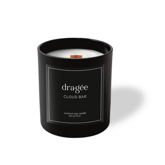 Cloud Bar Scented Wood Wick Candle Dragee Candle Company